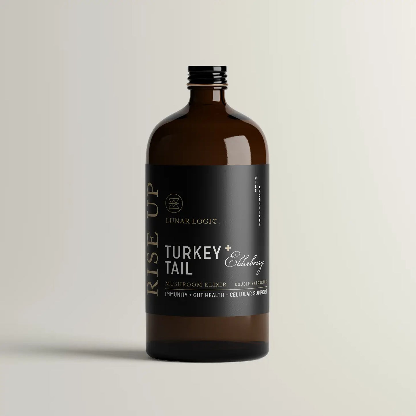 
                  
                    LUNA LOGIC RISE UP / Turkey Tail + Elderberry Mushroom Elixir
                  
                