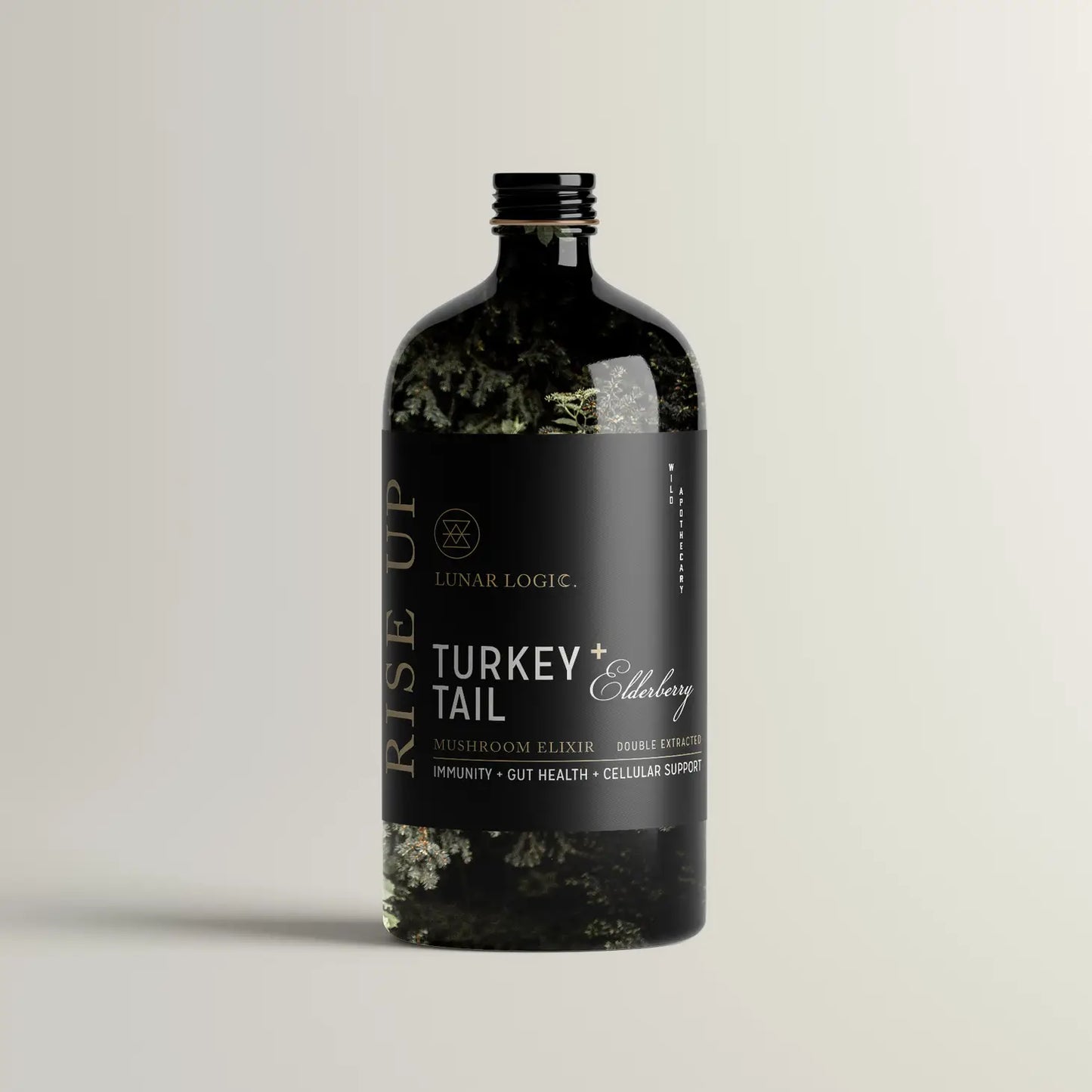 
                  
                    LUNA LOGIC RISE UP / Turkey Tail + Elderberry Mushroom Elixir
                  
                
